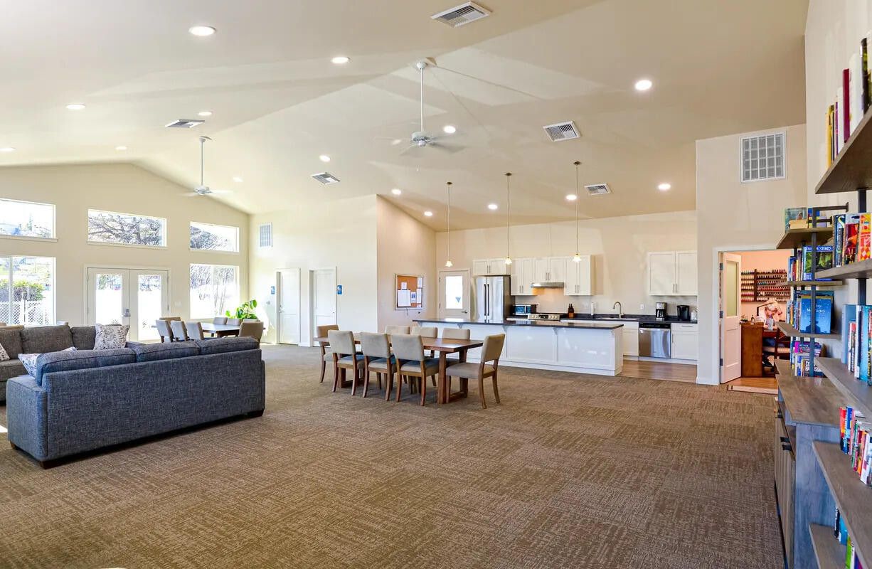  Lovely & spacious gathering spots for the residents. 